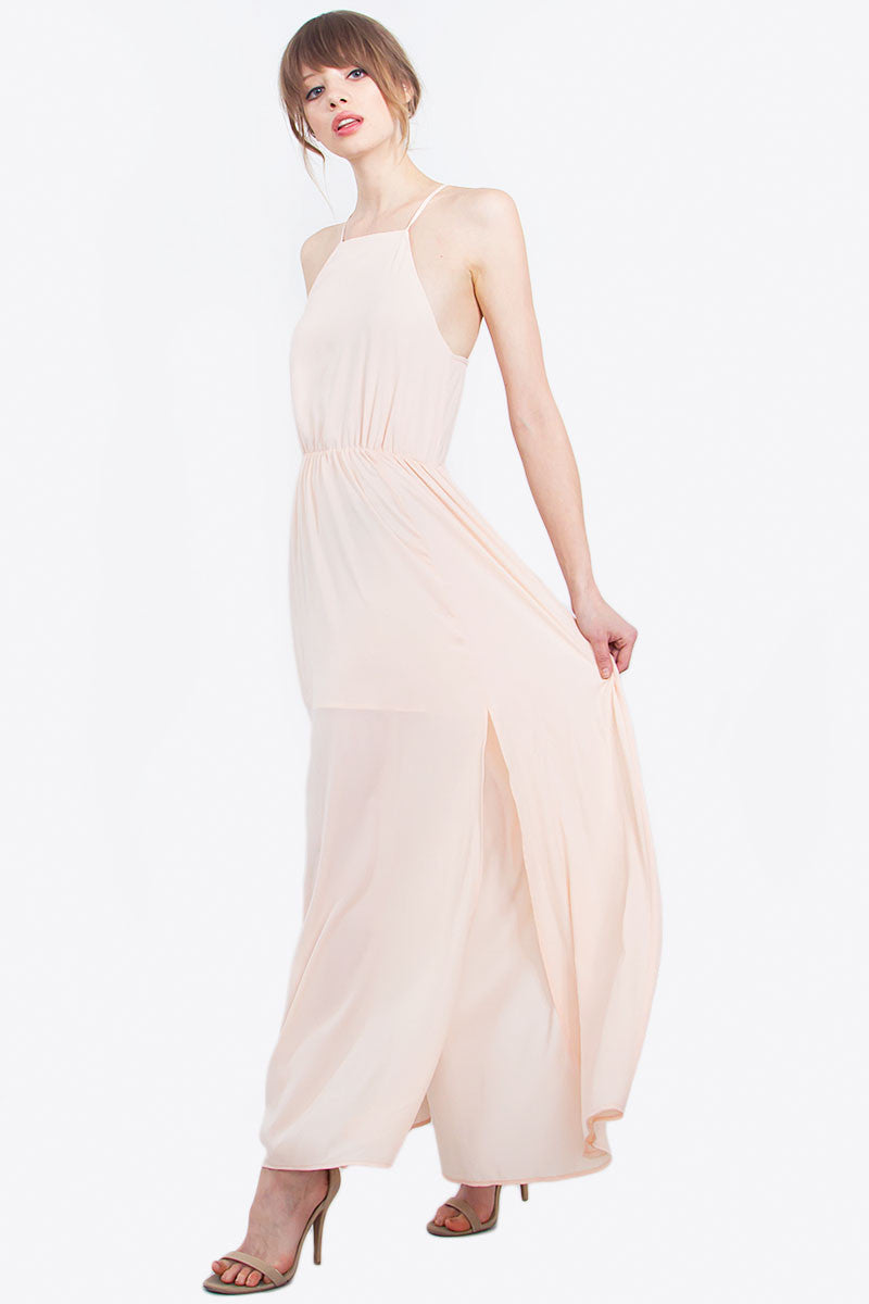PEACH FUZZ DRESS